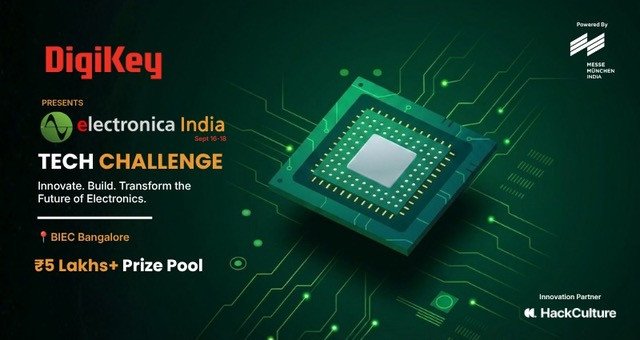 DigiKey Sponsors electronica India Tech Challenge 2026